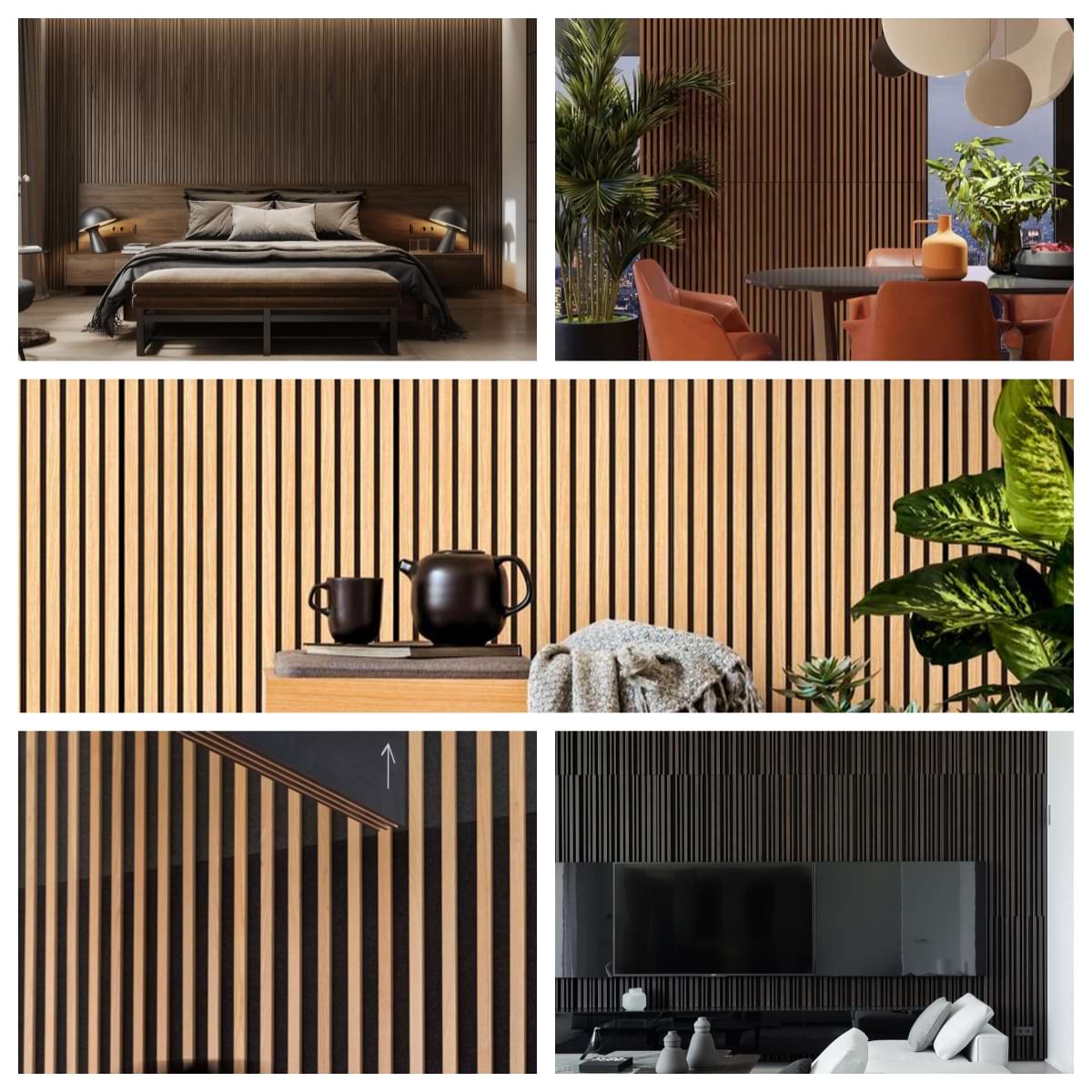 application slat wood panel