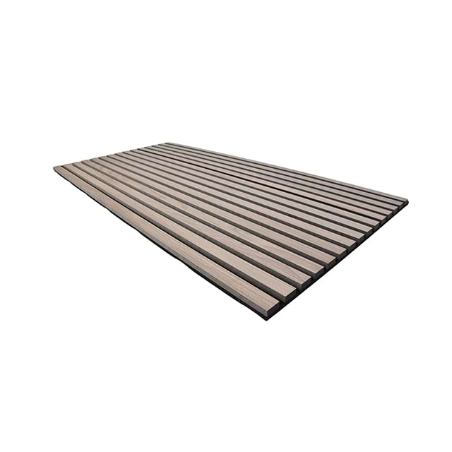 Wall And Ceiling Acoustic Panels Akupanel Mdf Soundproof With Slatted Laminated Oak Wooden Veneer For Auditorium Hall