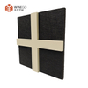 Artistic Geometric PET 3D Wood Slat Acoustic Wall Panels with Painted