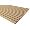 Akupanel Natural Veneer Oak Acoustic Panel Sound Absorbing MDF Wooden Slatted Decorative Wall Panel
