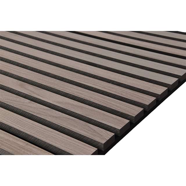 Wall And Ceiling Acoustic Panels Akupanel Mdf Soundproof With Slatted Laminated Oak Wooden Veneer For Auditorium Hall