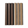 Solid wood wood slat acoustic panels