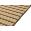 Akupanel Natural Veneer Oak Acoustic Panel Sound Absorbing MDF Wooden Slatted Decorative Wall Panel