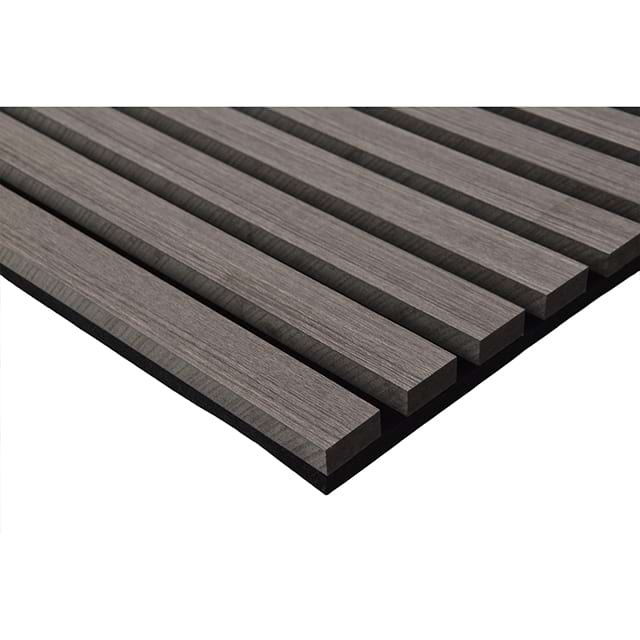 Wall And Ceiling Acoustic Panels Akupanel Mdf Soundproof With Slatted Laminated Oak Wooden Veneer For Auditorium Hall