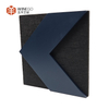 Artistic Geometric PET 3D Wood Slat Acoustic Wall Panels with Painted