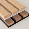 Solid wood wood slat acoustic panels
