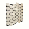 Oak Pet Wool Ceiling Tiles hexagonal Akupanel Acoustic Wall Panels For Home Slat Design Wooden Sound Absorption