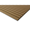 Wall And Ceiling Acoustic Panels Akupanel Mdf Soundproof Slatted Laminated PET Oak Wooden Veneer For Auditorium Hall