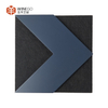 Artistic Geometric PET 3D Wood Slat Acoustic Wall Panels with Painted