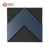 Artistic Geometric PET 3D Wood Slat Acoustic Wall Panels with Painted